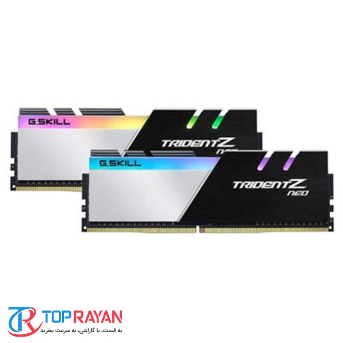 رم کامپیوتر DDR4 دوکاناله 3600 مگاهرتز CL17 جی اسکیل مدل TridentZ RGB ظرفیت 16 گیگابایت - 3
