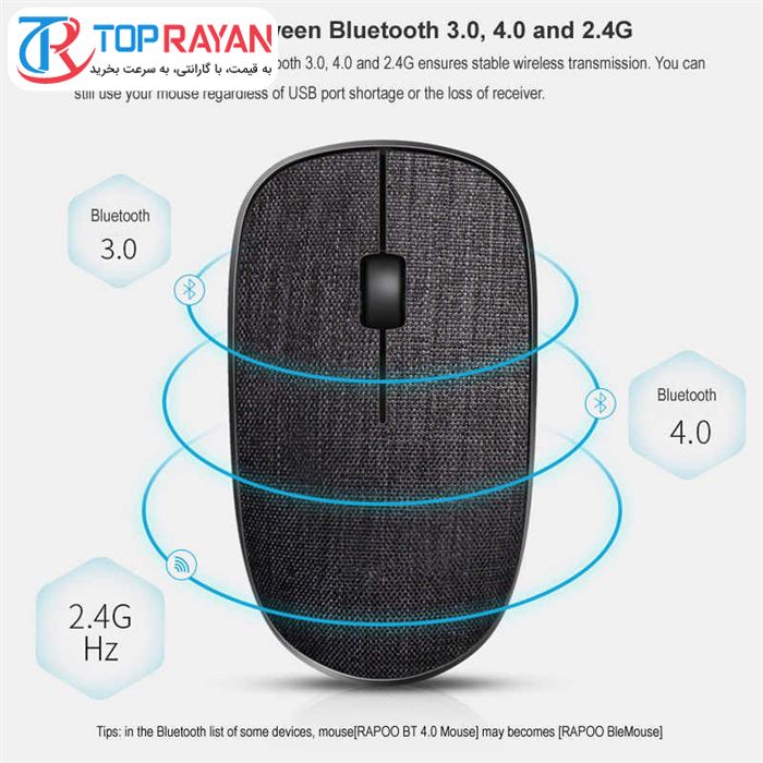 ماوس بی سیم رپو مدل M200 Silent - 6