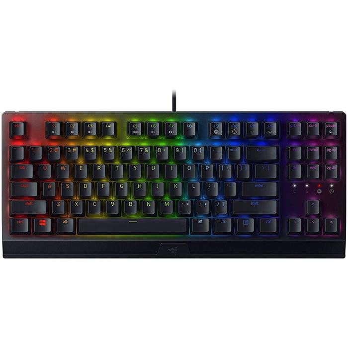 کیبورد مخصوص بازی ریزر مدل BlackWidow X Tenkeyless Green Switch - 2