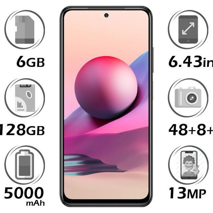 گوشی موبایل شیائومی مدل Redmi Note 10 5G ظرفیت 128 گیگابایت و 6 گیگابایت رم - 3