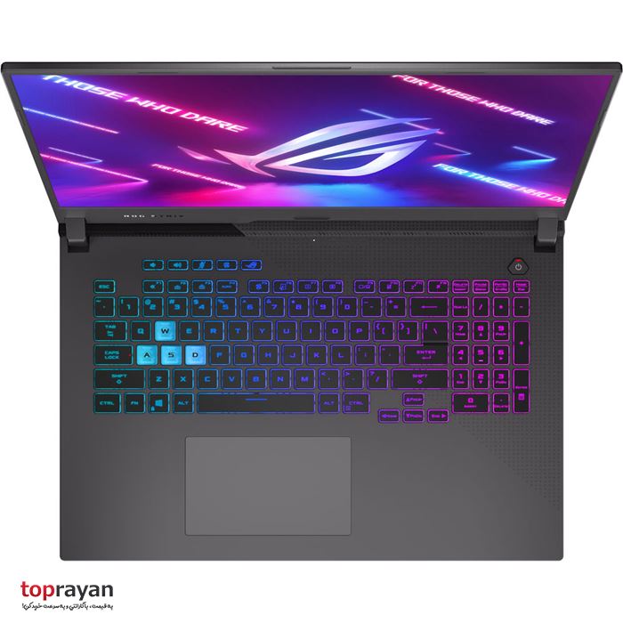 لپ تاپ ایسوس 17.3 اینچی مدل ROG Strix G17 G713IM پردازنده Ryzen 7(4800H) رم 16GB حافظه 512GB SSD گرافیک Full HD 6GB RTX3060 - 2