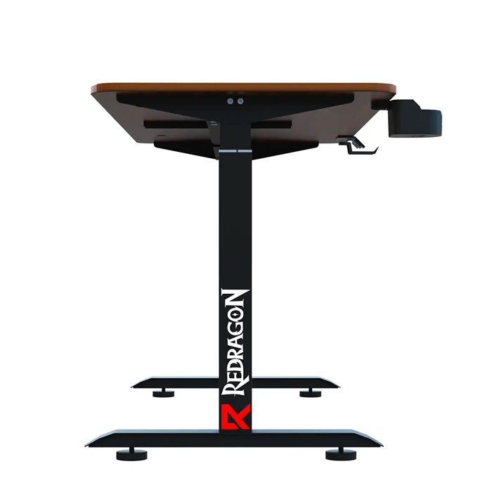 میز کامپیوتر گیمینگ موتور دار ردراگون مدل GD-3500NT-M WALNUT WOOD 140cm - 5