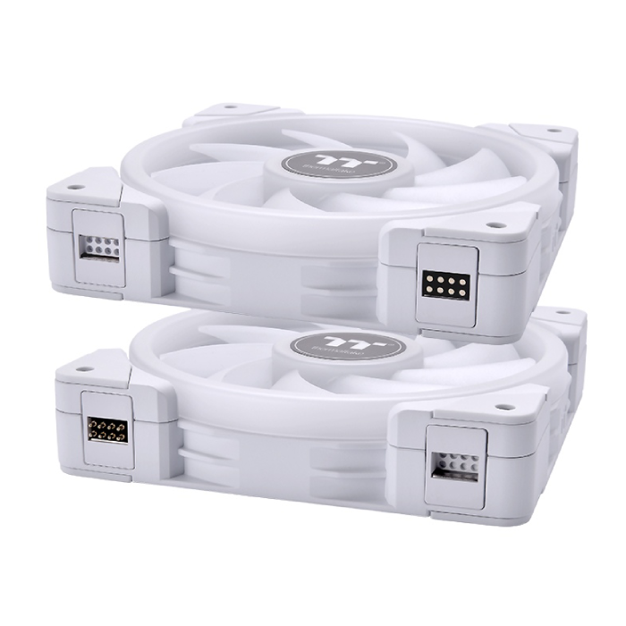 فن کیس ترمالتیک مدل SWAFAN EX12 RGB PC Cooling Fan White TT Premium Edition پک 3 عددی - 5