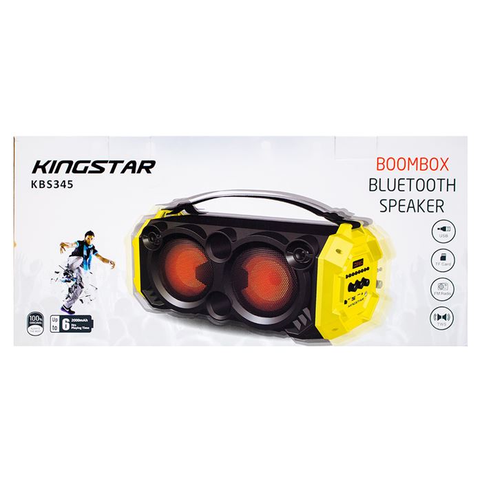 اسپیکر بلوتوثی قابل حمل کینگ استار مدل KBS345 - 8