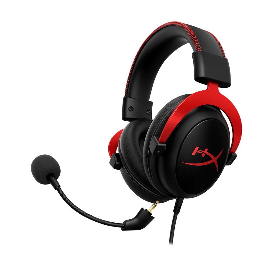 هدست گیمینگ هایپر ایکس باسیم مدل Cloud II Black and Red - 3