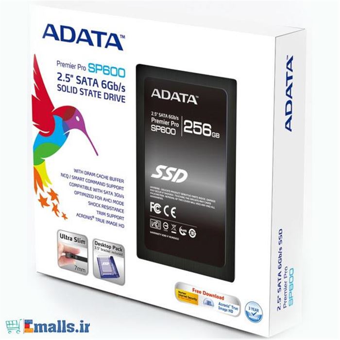 هارد اس اس دی ای دیتا اس پی ۶۰۰ ظرفیت ۲۵۶ گیگابایت - 8