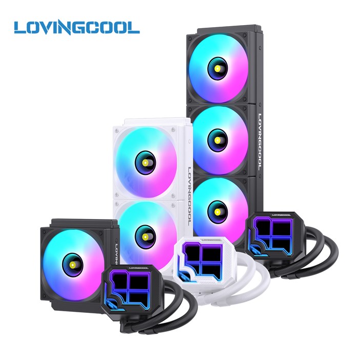 فن پردازنده مایع لاوینگ کول مدل AK01 360 - 2