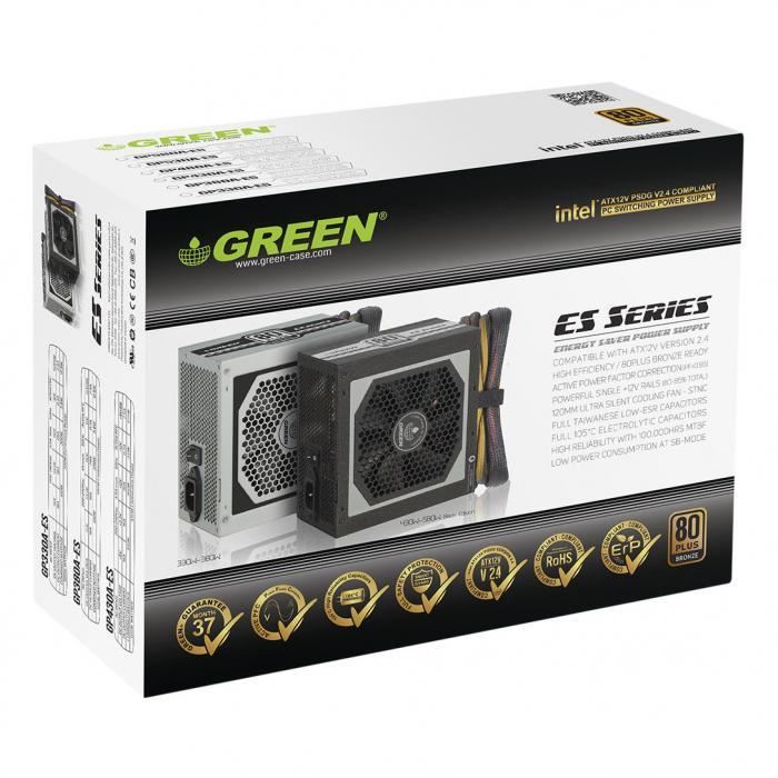 منبع تغذیه کامپیوتر گرین مدل GP580A-ES - 3