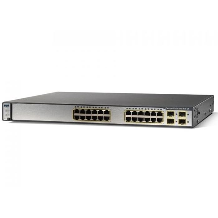 سوئیچ سیسکو مدل Cisco Catalyst 3750G-24PS-S 