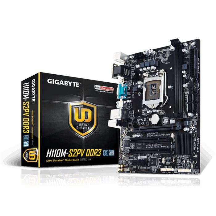 مادربرد گیگابایت مدل GA-H110M-S2PV DDR3 - 3
