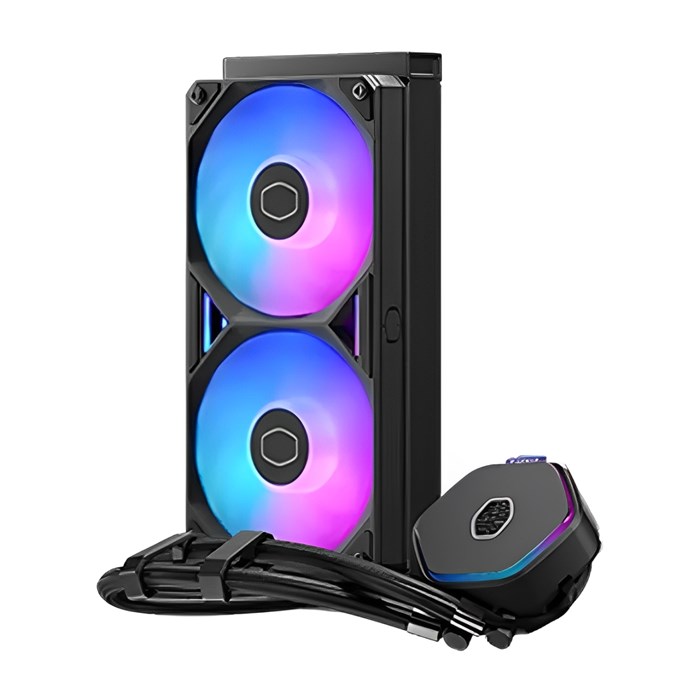 خنک کننده مایع پردازنده کولر مستر مدل MASTERLIQUID 240mm ATMOS II Black - 5