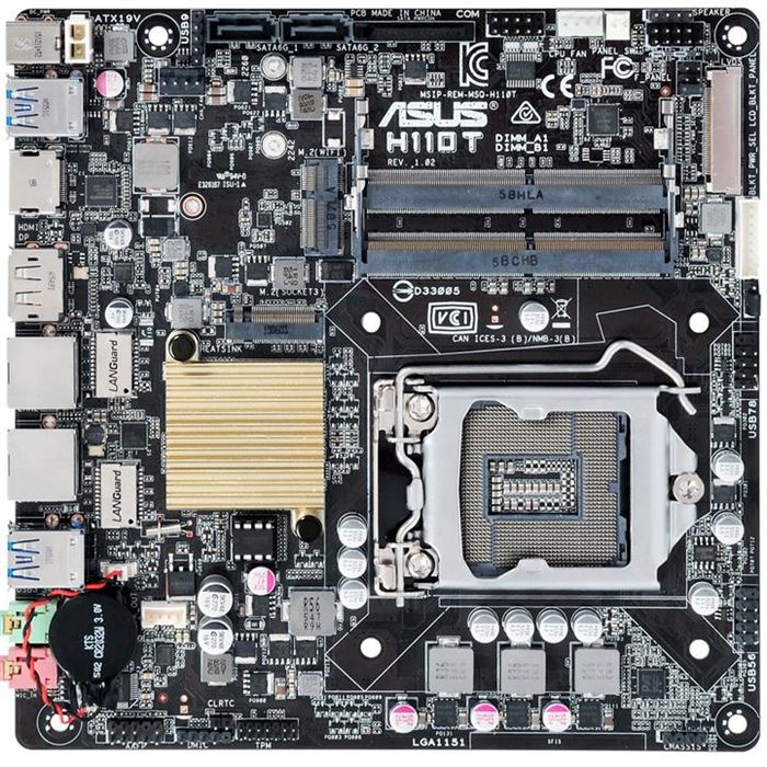 مادربرد ایسوس مدلH110T LGA 1151