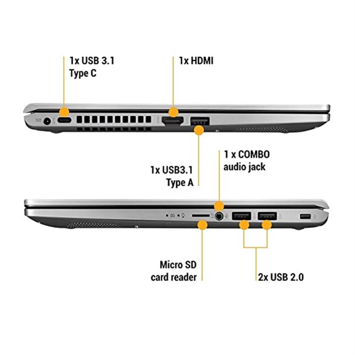 لپ تاپ ایسوس 15.6 اینچ مدل X515JA پردازنده Core i3 1005G1 رم 12GB حافظه 512GB SSD گرافیک HD Intel  - 5