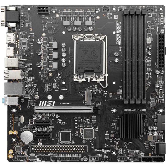 مادربرد ام اس آی مدل MSI PRO B660M-P DDR4 - 5