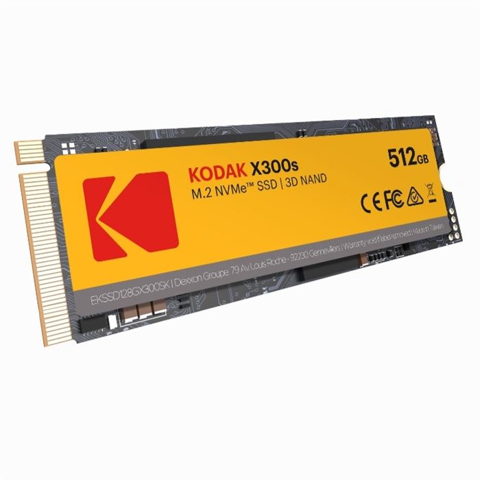 حافظه SSD اینترنال کداک مدل X300s PCIe Gen3x4 M.2 2280 ظرفیت 512 گیگابایت