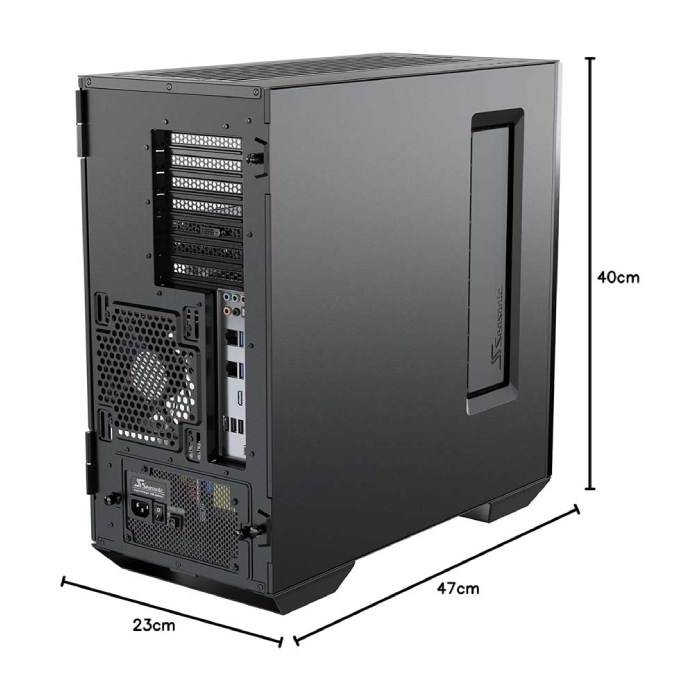 کیس گیمینگ سی سونیک مدل SYNCRO Q704 همراه با پاور 750 وات - 5