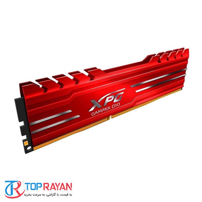 رم دسکتاپ تک کاناله ای دیتا مدل XPG GAMMIX D10 DDR4 CL17 حافظه 16 گیگابایت فرکانس 3600 مگاهرتز - 3