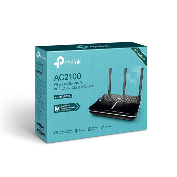 مودم روتر VDSL/ADSL بي‌سيم تی پی لینک مدل Archer VR2100 - 4