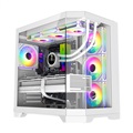GameMax GAMEMAX CASE HYPE-A WHITE Computer Case