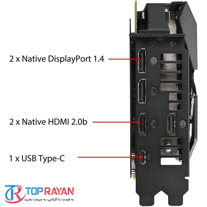 کارت گرافیک ایسوس مدل ROG-STRIX-RTX2060S-O8G-EVO-GAMING با حافظه 8 گیگابایت - 2
