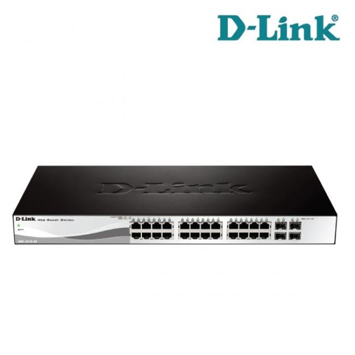 سوییچ 28 پورت گیگابیتی دی-لینک مدل DGS-1210-28 با 24 پورت UTP و 4 پورت SFP - 4