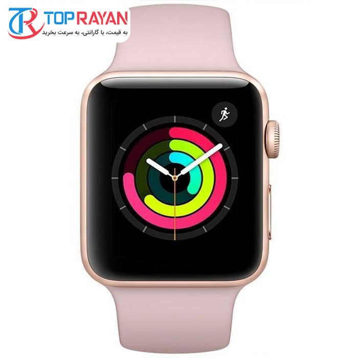 ساعت هوشمند اپل سری 3 جی پی اس مدل 38mm Aluminium Case with Sport Band - 11