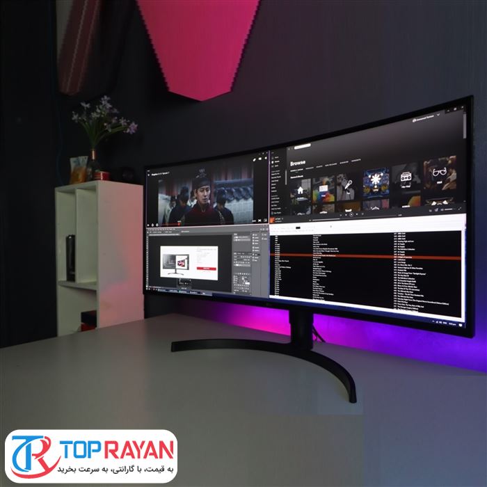 مانیتور 34 اینچی ال جی مدل UltraWide 34WL85C-B - 8