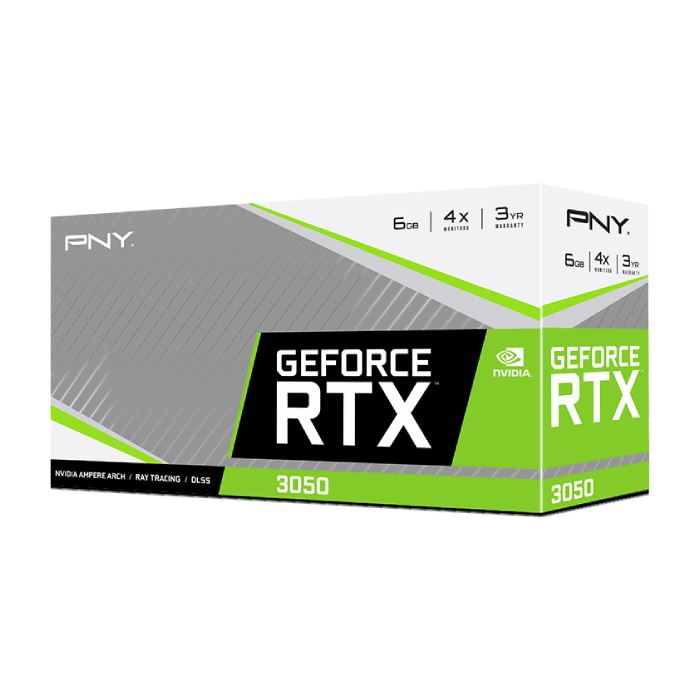 کارت گرافیک پی ان وای GeForce RTX 3050 6GB VERTO - 9