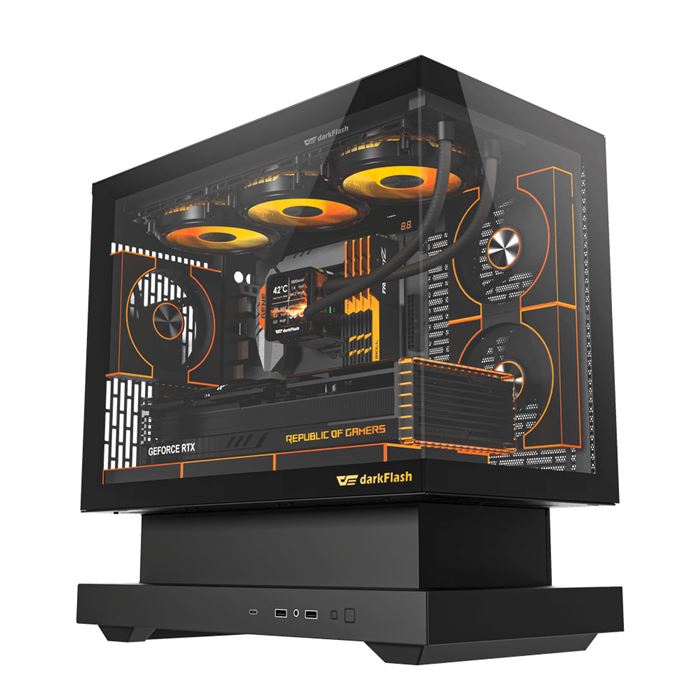 کیس کامپیوتر گیمینگ دارک فلش مدل FLOATRON F1 - 9