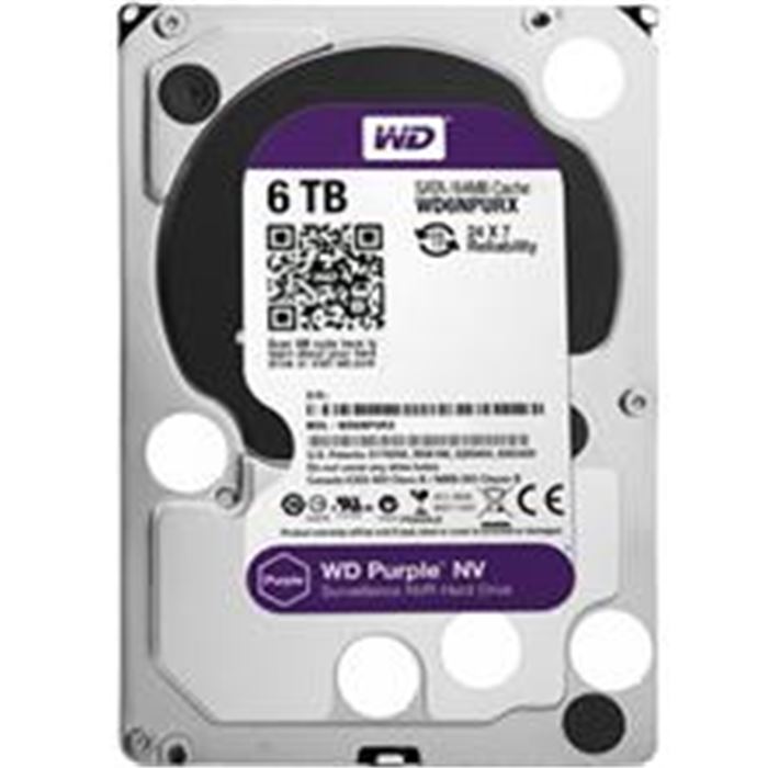 هارددیسک اینترنال وسترن دیجیتال سری NV Purple مدل WD6NPURX ظرفیت 6 ترابایت - 7