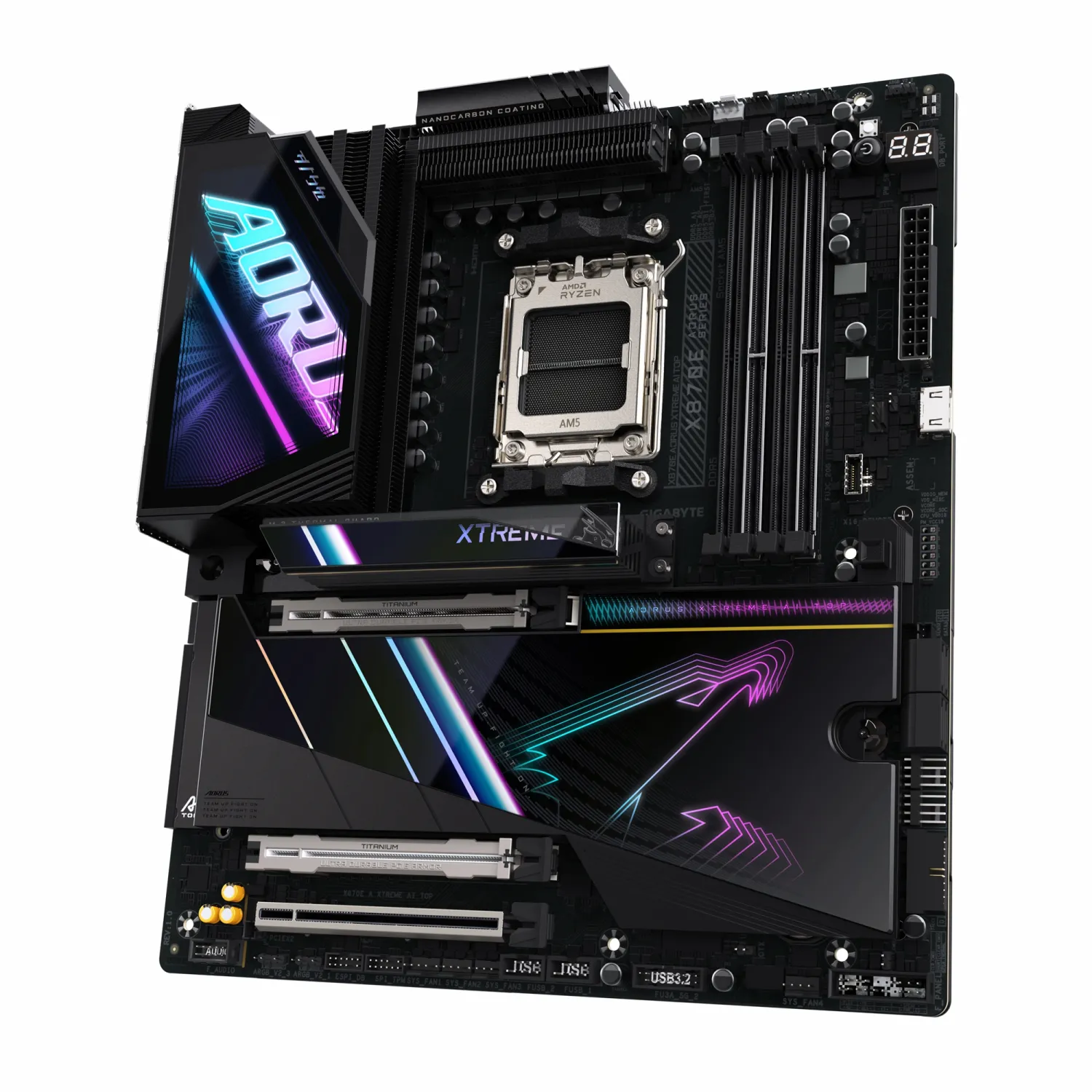 مادربرد گیگابایت مدل X870E AORUS XTREME AI TOP WiFi DDR5 - 2