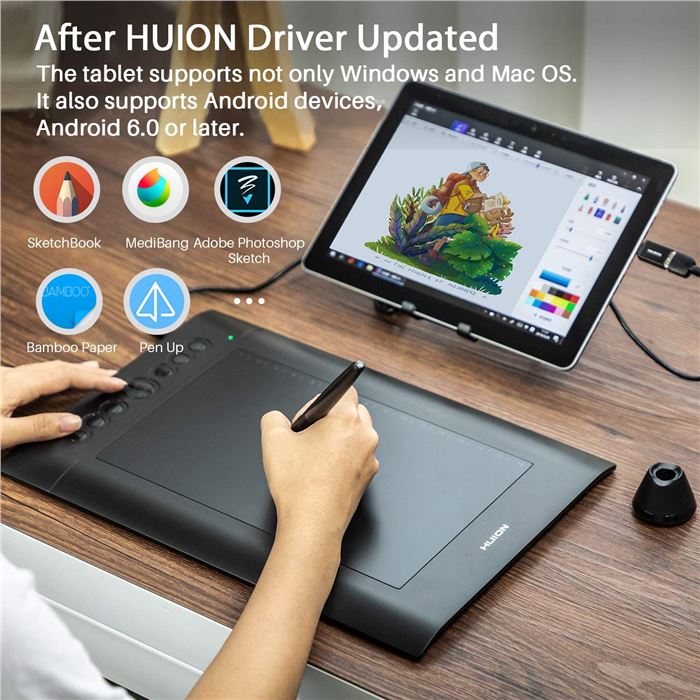 قلم نوری هوئیون مدل H610 Pro V2 - 3