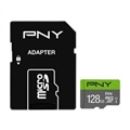 پی ان وای  Elite MicroSDXC Memory Card - Class 10 - UHS-I - 100MBps - 128G With Adapter