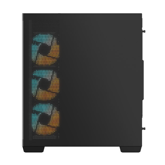 کیس گیمینگ گیگابایت مشکی C500 PANORAMIC STEALTH - 4
