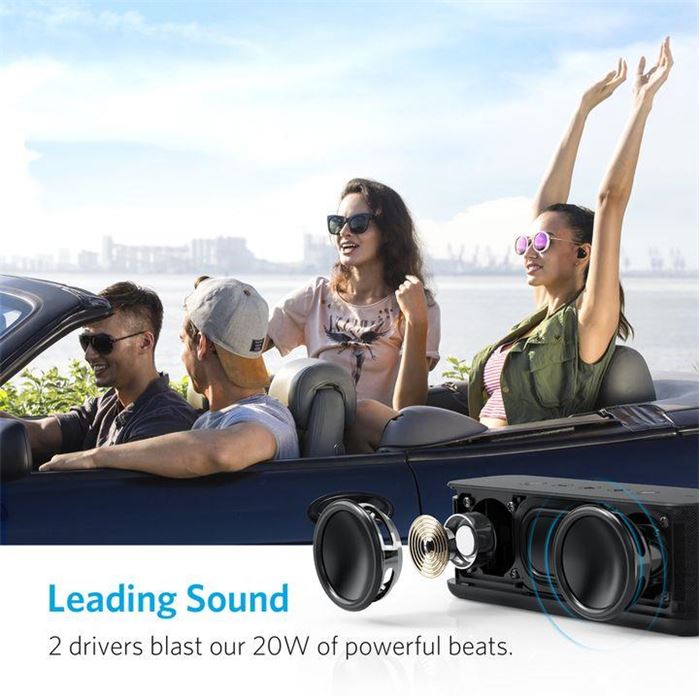 اسپیکر بلوتوثی قابل حمل انکر مدل A3145 SoundCore Boost - 3