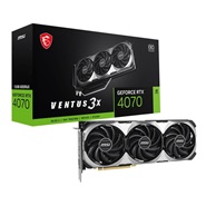 MSI GeForce RTX 4070 VENTUS 3X E 12GB OC Graphics Card