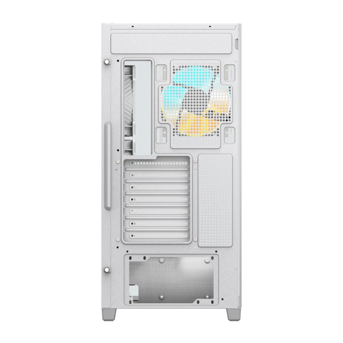 کیس گیمینگ گیگابایت سفید C500 PANORAMIC STEALTH ICE - 5