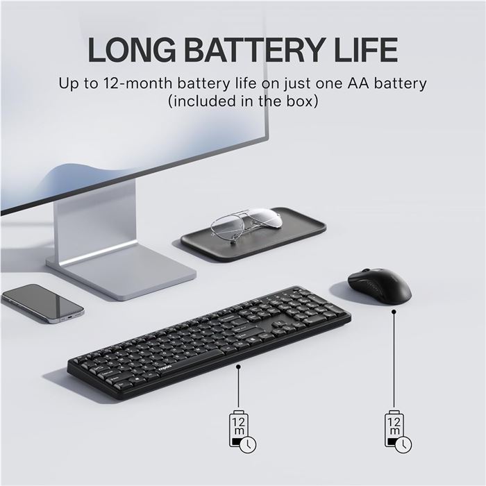 کیبورد و ماوس رپو مدل X2100 - 5