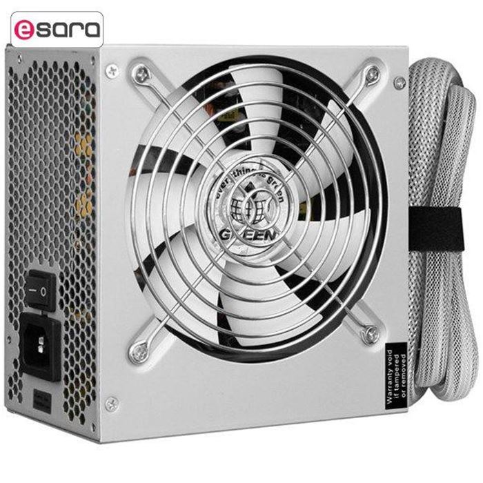 منبع تغذیه کامپیوتر نیمه ماژولار گرین مدل GP480A-ESD - 3
