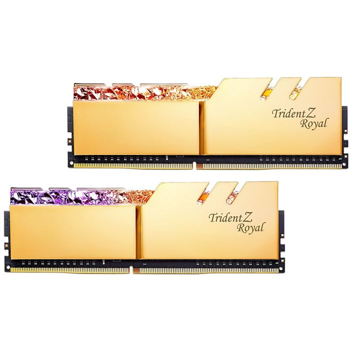 رم دسکتاپ دوکاناله جی اسکیل مدل Trident Z Royal RG با ظرفیت 64 گیگابایت و فرکانس 3600 مگاهرتز 