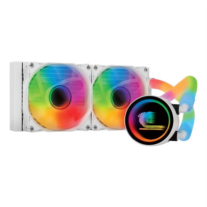 سیستم خنک کننده آبی گرین مدل FAN CPU GLC 240-STREAM - 4