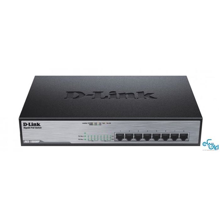 سوئیچ 8 پورت غیر مدیریتی دی لینک دی جی اس 1008 ام پی - 9