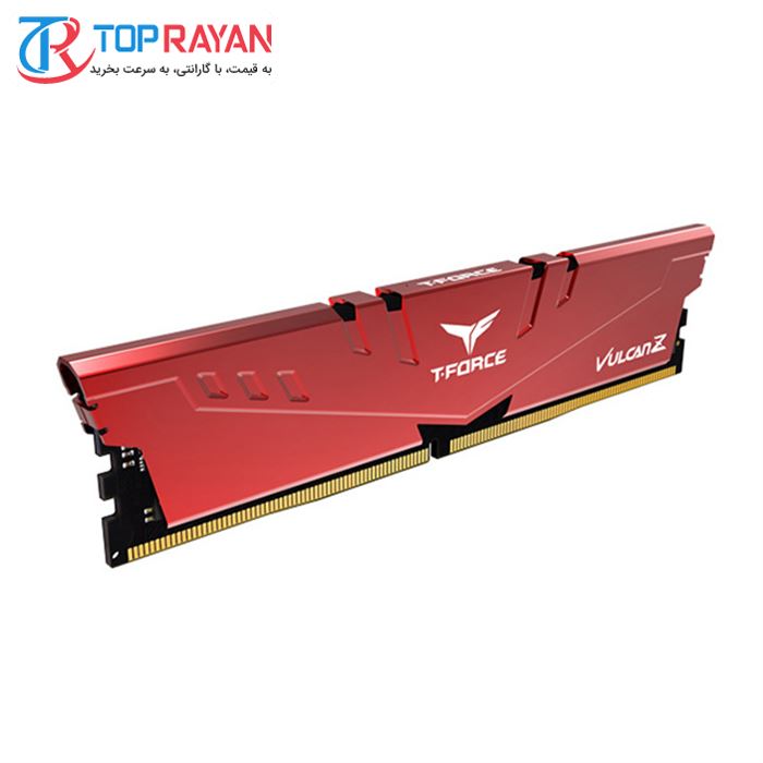 رم کامپیوتر DDR4 تک کاناله 2666 مگاهرتز CL18 تیم گروپ مدل VULCAN Z Gaming ظرفیت 8 گیگابایت - 2