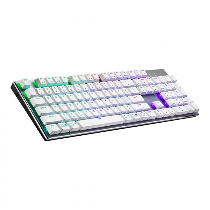 کیبورد بدون سیم گیمینگ کولر مستر مدل KEYBOARD GAMING COOLER MASTER SK-653 WHITE - 3