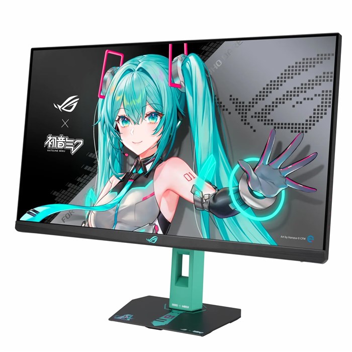 مانیتور گیمینگ 27 اینچ ایسوس ROG STRIX XG27ACMEG-G HATSUNE MIKU EDITION (260هرتز) - 4