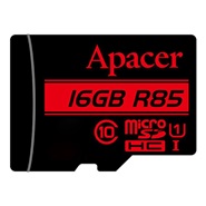 Apacer کارت حافظه microSDHC اپیسر مدل AP16G کلاس 10 استاندارد  UHS-I U1 سرعت 85MBps ظرفیت 16 گیگابایت