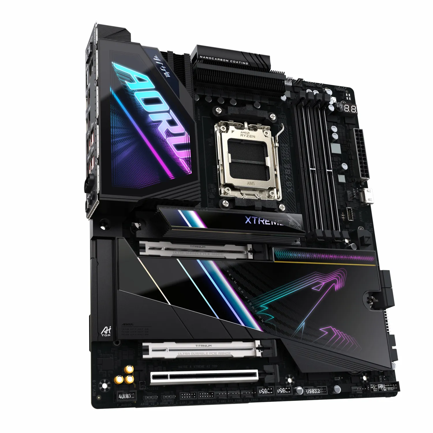 مادربرد گیگابایت مدل X870E AORUS XTREME AI TOP WiFi DDR5 - 3