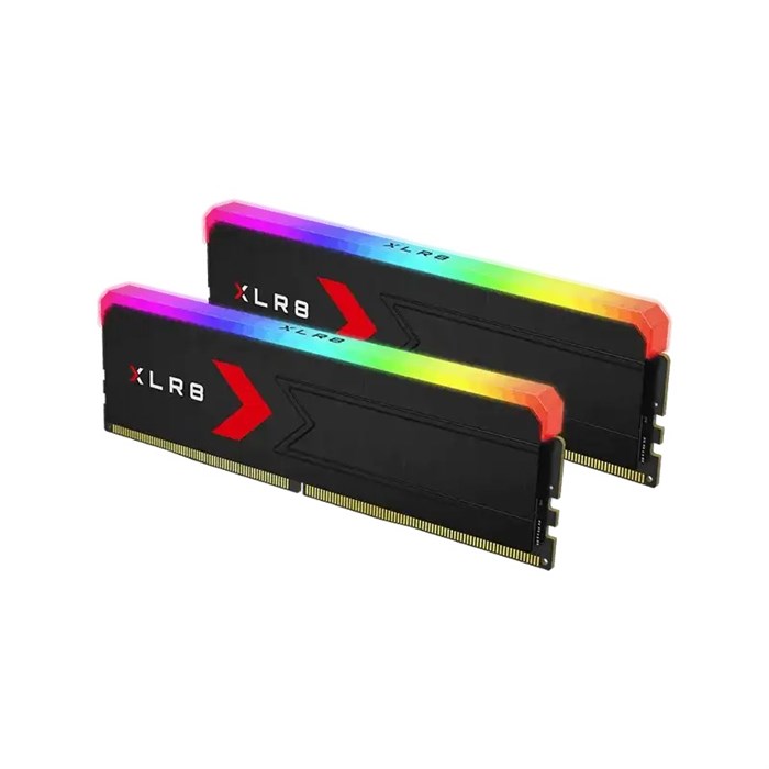 رم کامپیوتر DDR5 دو کاناله ظرفیت 64 گیگابایت 6000 مگاهرتز CL30 پی‌ ان‌ وای XLR8 Gaming RGB - 4