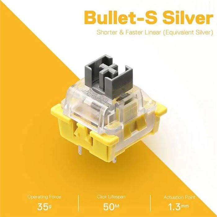 سوئیچ کیبورد مکانیکال ردراگون A113 Bullet S - 2