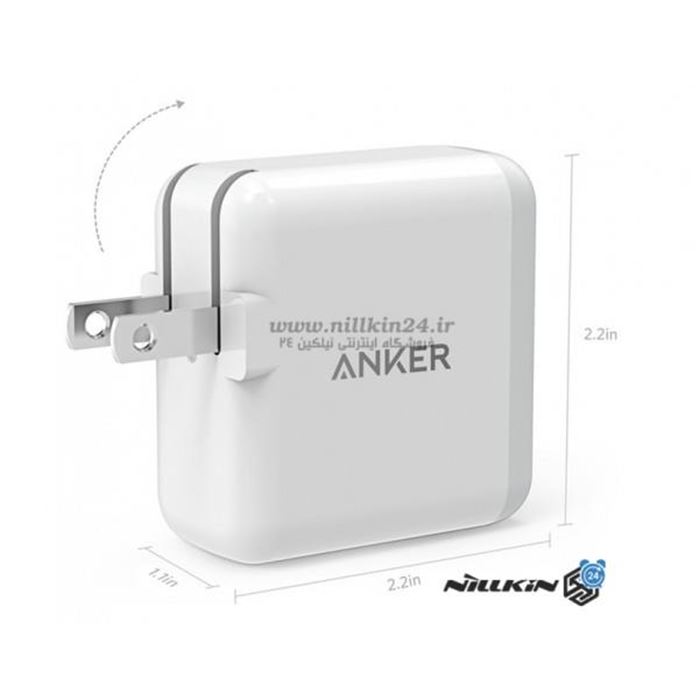 شارژر دیواری انکر 18 وات مدل Quick Charge 3.0 Power Port plus 1 B2013L11 - 4